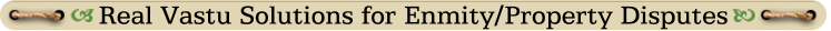 Real Vastu Solutions for Enmity/Property Disputes