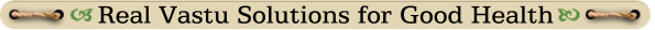 Real Vastu Solutions for Good Health