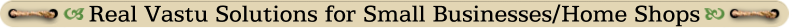 Real Vastu Solutions for Small Businesses/Home Shops