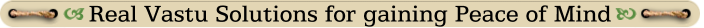 Real Vastu Solutions for gaining Peace of Mind
